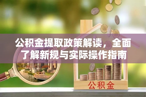 动态公积金提取政策解读，全面了解新规与实际操作指南