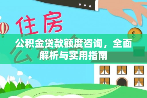动态公积金贷款额度咨询，全面解析与实用指南