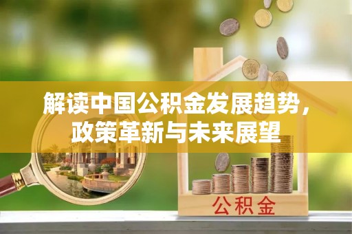 动态解读中国公积金发展趋势，政策革新与未来展望