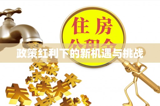 动态政策红利下的新机遇与挑战