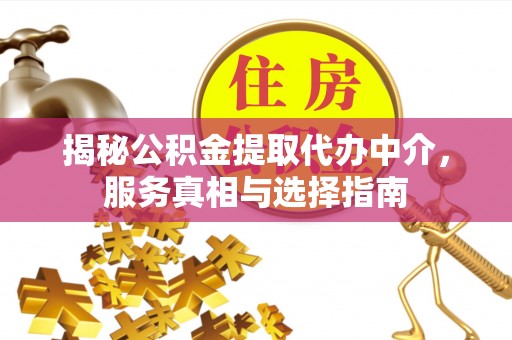 动态揭秘公积金提取代办中介，服务真相与选择指南