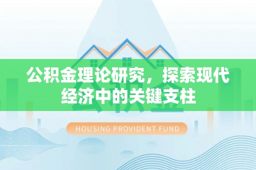 动态公积金理论研究，探索现代经济中的关键支柱